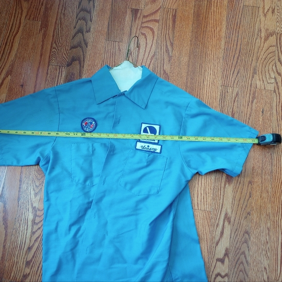 ✈️ Eastern Airlines Vintage Mechanic Uniform Shirt Small - Picture 9 of 15